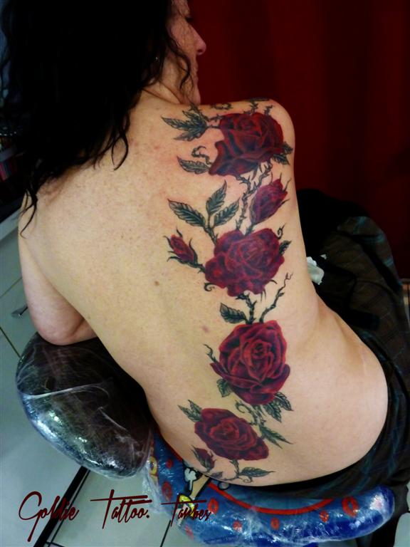 Goldie Tattoo Tarbes. Roses en cascade.4.4..2013.jpg 013 (Large).jpg
