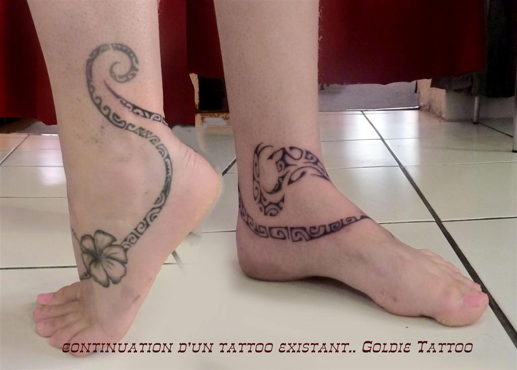 Goldie Tattoo.25.6.2013 continuation maori cheville (Large).jpg